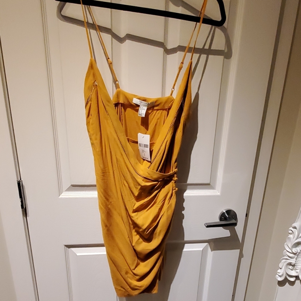 Yellow Mini Dress